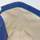 LOEWE Anagram Tote Bag Leather Blue Auth 149375-17