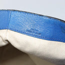 LOEWE Anagram Tote Bag Leather Blue Auth 149375-12