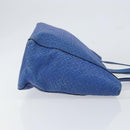 LOEWE Anagram Tote Bag Leather Blue Auth 149375-3
