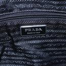 PRADA Shoulder Bag Nylon Black Silver Auth 149378-19