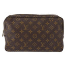 LOUIS VUITTON Monogram Trousse Toilette 28 Clutch Bag M47522 LV Auth 149379-13
