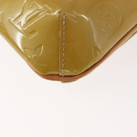 LOUIS VUITTON Monogram Vernis Thompson Street Bag Beige M91301 LV Auth 149383