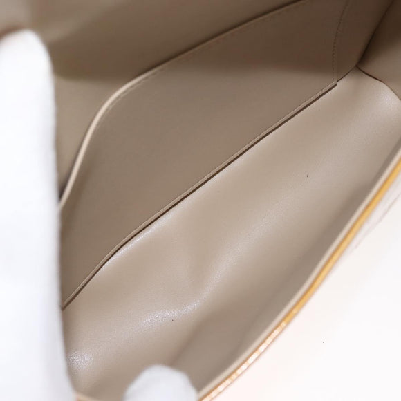 LOUIS VUITTON Monogram Vernis Thompson Street Bag Beige M91301 LV Auth 149383