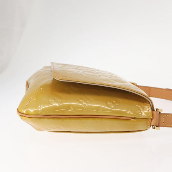 LOUIS VUITTON Monogram Vernis Thompson Street Bag Beige M91301 LV Auth 149383