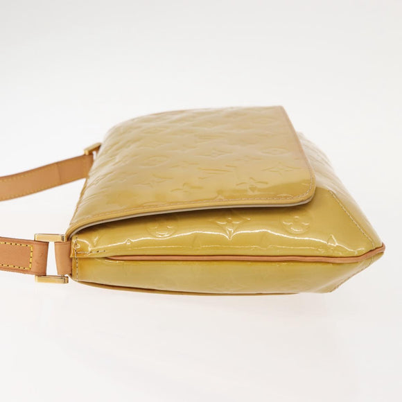 LOUIS VUITTON Monogram Vernis Thompson Street Bag Beige M91301 LV Auth 149383