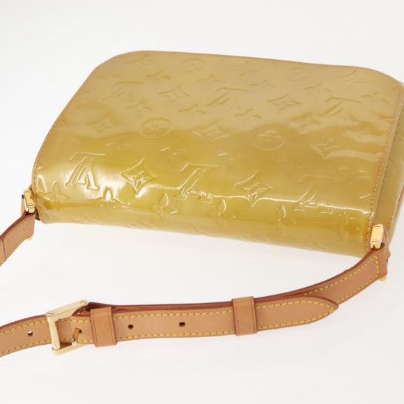 LOUIS VUITTON Monogram Vernis Thompson Street Bag Beige M91301 LV Auth 149383