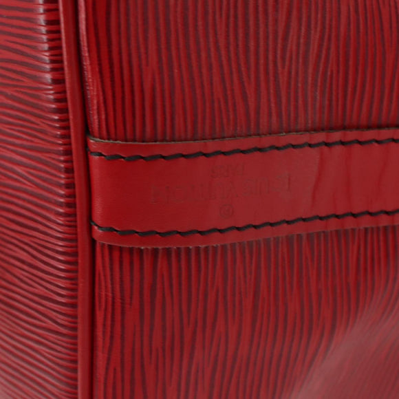 LOUIS VUITTON Epi Petit Noe Shoulder Bag Red M44107 LV Auth 149384