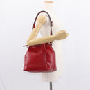 LOUIS VUITTON Epi Petit Noe Shoulder Bag Red M44107 LV Auth 149384-23
