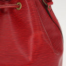 LOUIS VUITTON Epi Petit Noe Shoulder Bag Red M44107 LV Auth 149384-3