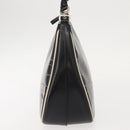 PRADA Shoulder Bag Leather Black Silver Auth 149386-3