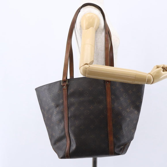 LOUIS VUITTON Monogram Sac Shopping Tote Bag M51108 LV Auth 149387