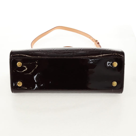 LOUIS VUITTON Vernis Blair MM Hand Bag 2way Amarante M91619 LV Auth 149390A