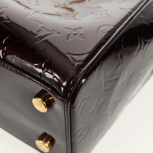 LOUIS VUITTON Vernis Blair MM Hand Bag 2way Amarante M91619 LV Auth 149390A