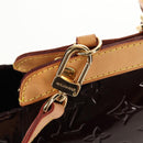 LOUIS VUITTON Vernis Blair MM Hand Bag 2way Amarante M91619 LV Auth 149390A-20