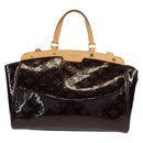 LOUIS VUITTON Vernis Blair MM Hand Bag 2way Amarante M91619 LV Auth 149390A-13