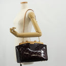 LOUIS VUITTON Vernis Blair MM Hand Bag 2way Amarante M91619 LV Auth 149390A-29