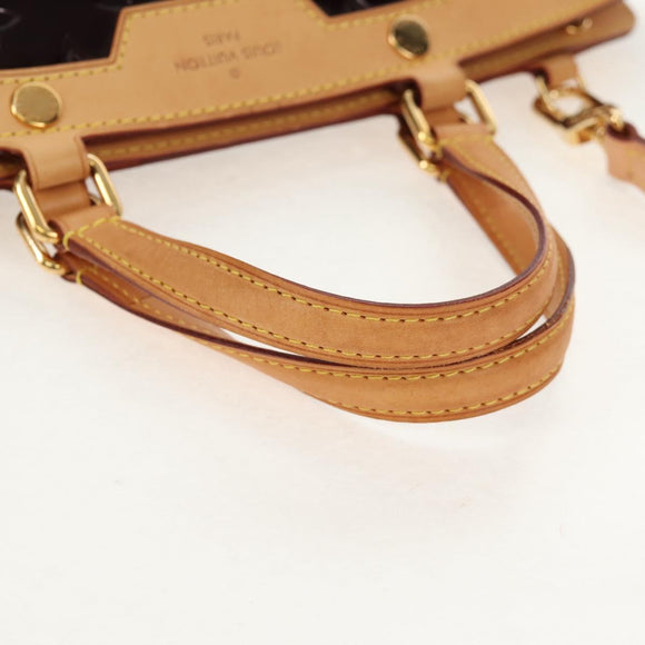 LOUIS VUITTON Vernis Blair MM Hand Bag 2way Amarante M91619 LV Auth 149390A