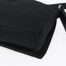 PRADA Shoulder Bag Nylon Black Silver Auth 149391-14