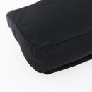 PRADA Shoulder Bag Nylon Black Silver Auth 149391-15