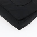 PRADA Shoulder Bag Nylon Black Silver Auth 149391-16