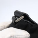 PRADA Shoulder Bag Nylon Black Silver Auth 149391-10