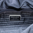 PRADA Shoulder Bag Nylon Black Silver Auth 149391-19