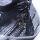 PRADA Shoulder Bag Nylon Black Silver Auth 149391-21