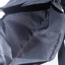 PRADA Shoulder Bag Nylon Black Silver Auth 149391-25