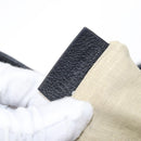 BVLGARI Chandra Hand Bag Leather Black Gold Auth 149392-12