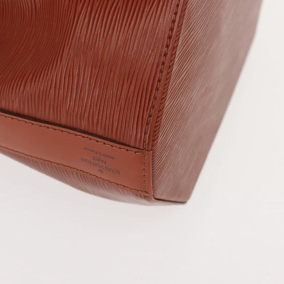 LOUIS VUITTON Epi Sac Depaule GM Shoulder Bag Brown M80193 LV Auth 149397