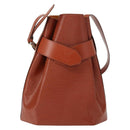 LOUIS VUITTON Epi Sac Depaule GM Shoulder Bag Brown M80193 LV Auth 149397-13