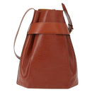 LOUIS VUITTON Epi Sac Depaule GM Shoulder Bag Brown M80193 LV Auth 149397-2