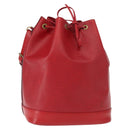 LOUIS VUITTON Epi Noe Shoulder Bag Red M44007 LV Auth 149398-1