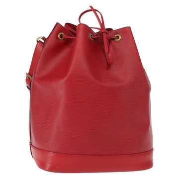 LOUIS VUITTON Epi Noe Shoulder Bag Red M44007 LV Auth 149398