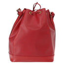 LOUIS VUITTON Epi Noe Shoulder Bag Red M44007 LV Auth 149398-2