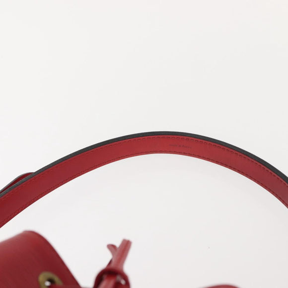 LOUIS VUITTON Epi Noe Shoulder Bag Red M44007 LV Auth 149398