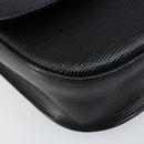 LOUIS VUITTON Epi Saint Cloud GM Shoulder Bag Black Noir M52192 LV Auth 149399-16