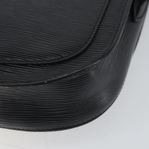 LOUIS VUITTON Epi Saint Cloud GM Shoulder Bag Black Noir M52192 LV Auth 149399