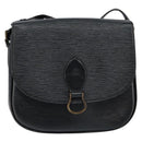 LOUIS VUITTON Epi Saint Cloud GM Shoulder Bag Black Noir M52192 LV Auth 149399-13
