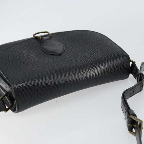LOUIS VUITTON Epi Saint Cloud GM Shoulder Bag Black Noir M52192 LV Auth 149399