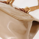 LOUIS VUITTON Monogram Vernis Rosewood Avenue Hand Bag Beige M93509 Auth 149405-15
