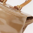 LOUIS VUITTON Monogram Vernis Rosewood Avenue Hand Bag Beige M93509 Auth 149405-17