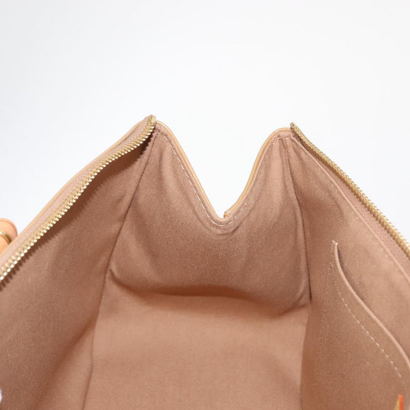 LOUIS VUITTON Monogram Vernis Rosewood Avenue Hand Bag Beige M93509 Auth 149405