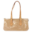 LOUIS VUITTON Monogram Vernis Rosewood Avenue Hand Bag Beige M93509 Auth 149405-13