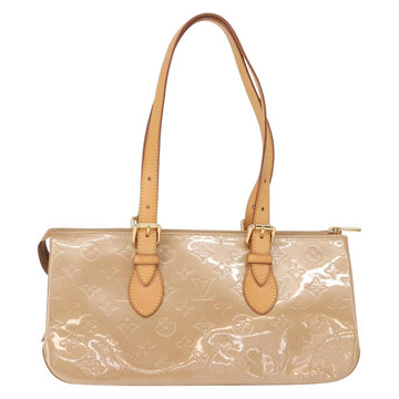 LOUIS VUITTON Monogram Vernis Rosewood Avenue Hand Bag Beige M93509 Auth 149405 - 0