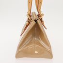 LOUIS VUITTON Monogram Vernis Rosewood Avenue Hand Bag Beige M93509 Auth 149405-4