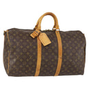 LOUIS VUITTON Monogram Keepall Bandouliere 50 Boston Bag M41416 LV Auth 149406-1