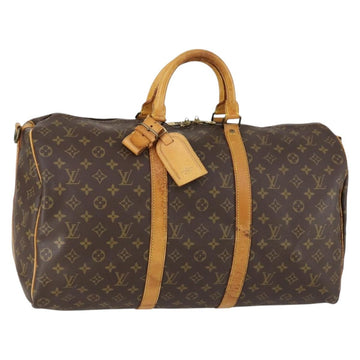 LOUIS VUITTON Monogram Keepall Bandouliere 50 Boston Bag M41416 LV Auth 149406