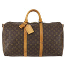 LOUIS VUITTON Monogram Keepall Bandouliere 50 Boston Bag M41416 LV Auth 149406-13