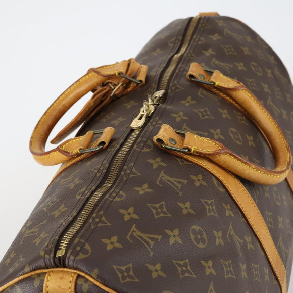 LOUIS VUITTON Monogram Keepall Bandouliere 50 Boston Bag M41416 LV Auth 149406